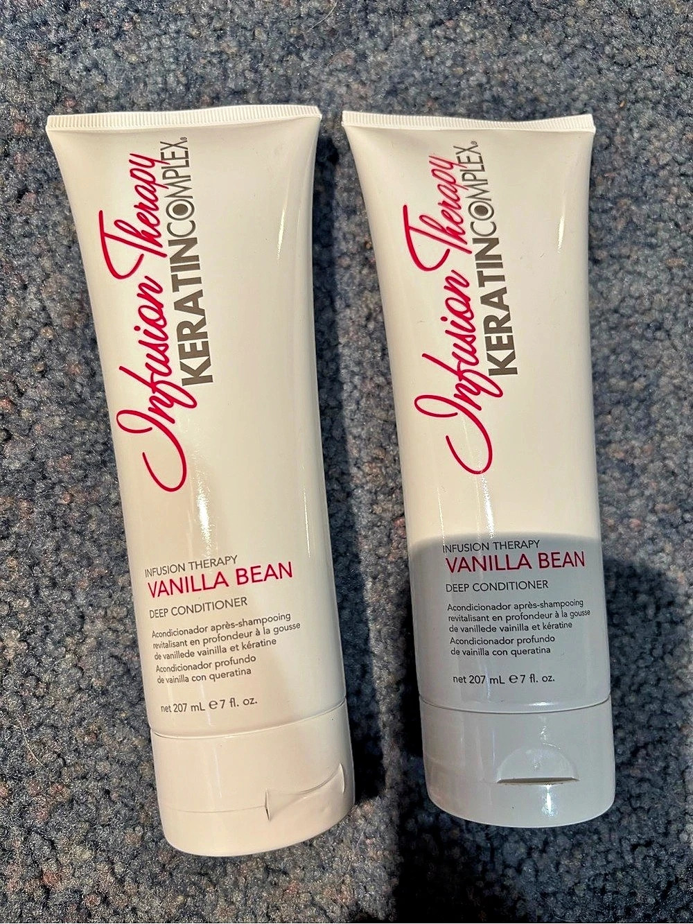 Keratin Complex Vanilla Bean Deep Conditioner 2-Pack NWT